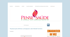 Desktop Screenshot of pensesaude.com